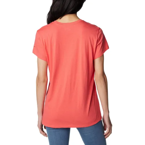 Columbia Columbia Trek Short Sleeve Graphic Tee Női Póló 608-Juicy