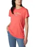 Columbia Columbia Trek Short Sleeve Graphic Tee Női Póló 608-Juicy