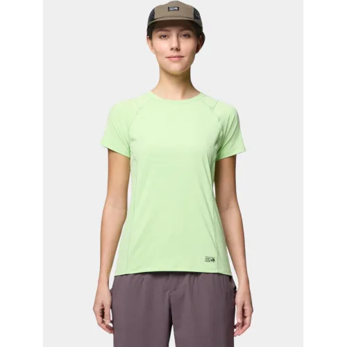 Mountain Hardwear Crater Lake Short Sleeve Női Fitness felső 386-Frozen In Lime