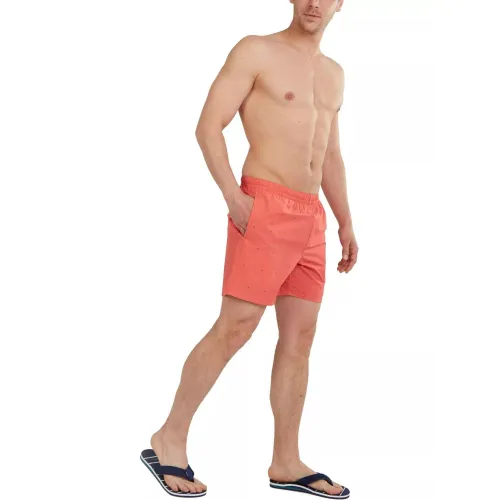 Fundango Bono Print Boardshort Férfi Beachshort 352-coral