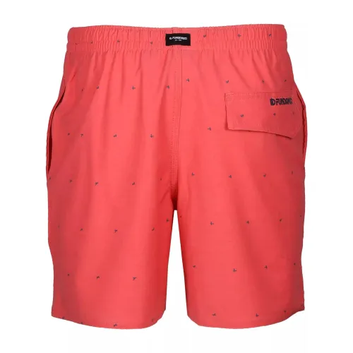 Fundango Bono Print Boardshort Férfi Beachshort 352-coral