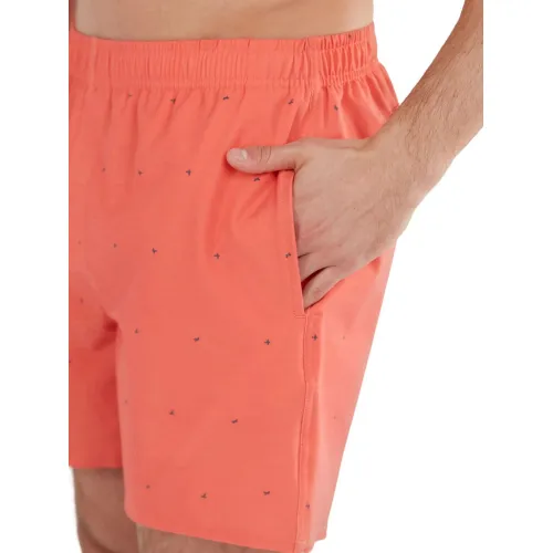 Fundango Bono Print Boardshort Férfi Boardshort 352-coral