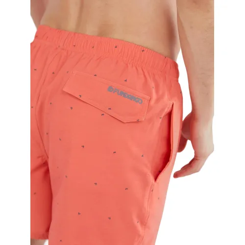 Fundango Bono Print Boardshort Férfi Boardshort 352-coral