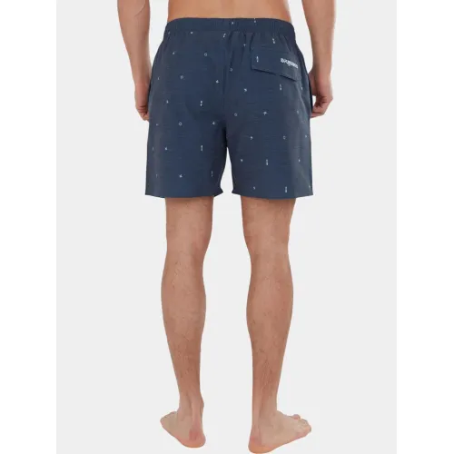 Fundango Bono Print Boardshorts Férfi Boardshort 480-navy
