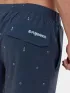 Fundango Bono Print Boardshorts Férfi Boardshort 480-navy