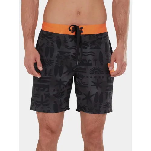 Fundango Salimu Boardshorts Fundango Salimu Boardshorts Férfi Beachshort 793-dark gray