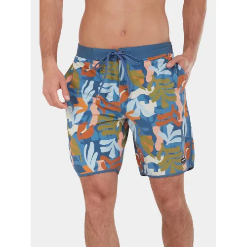 Fundango Neal Boardshorts Fundango Neal Boardshorts Férfi Beachshort 498-blue pattern