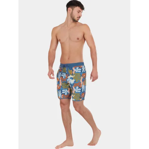 Fundango Neal Boardshorts Fundango Neal Boardshorts Férfi Beachshort 498-blue pattern