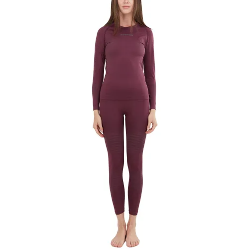 Fundango Seamless Baselayer Set Női Aláöltözet 398-aubergine