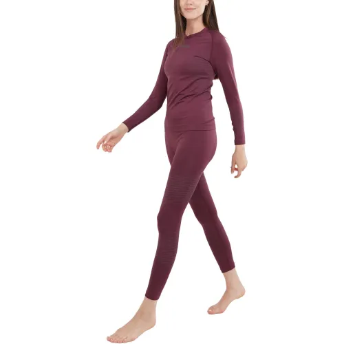 Fundango Seamless Baselayer Set Női Aláöltözet 398-aubergine