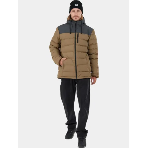 Fundango Passat Padded Jacket Férfi Utcai Kabát 639-mud