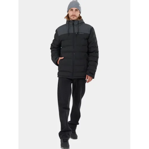 Fundango Passat Padded Jacket Férfi Utcai Kabát 891-black heather