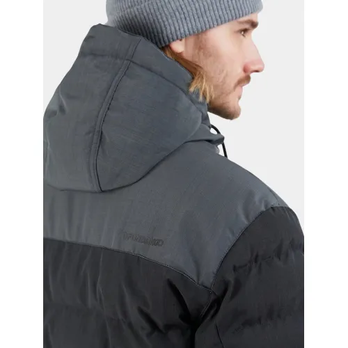 Fundango Passat Padded Jacket Férfi Utcai Kabát 891-black heather