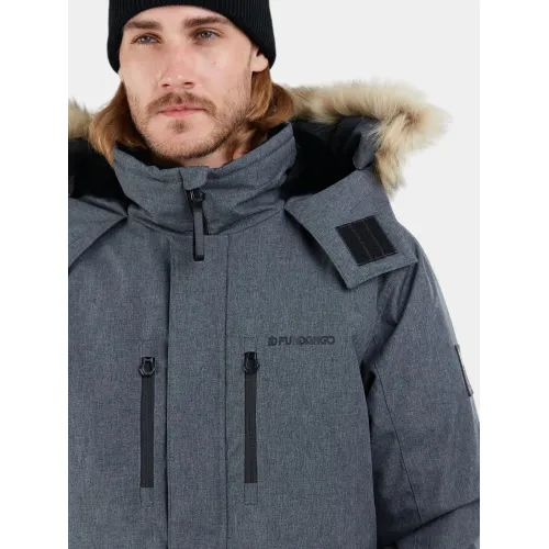 Fundango Spirit Parka Jacket Fundango Spirit Parka Jacket Férfi Télikabát 745-grey heather