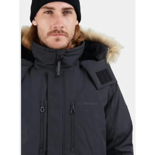 Fundango Spirit Parka Jacket Fundango Spirit Parka Jacket Férfi Télikabát 892-washed black