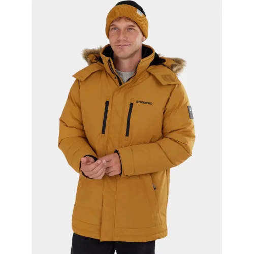 Fundango Spirit Parka Jacket Férfi Télikabát 240-mustard