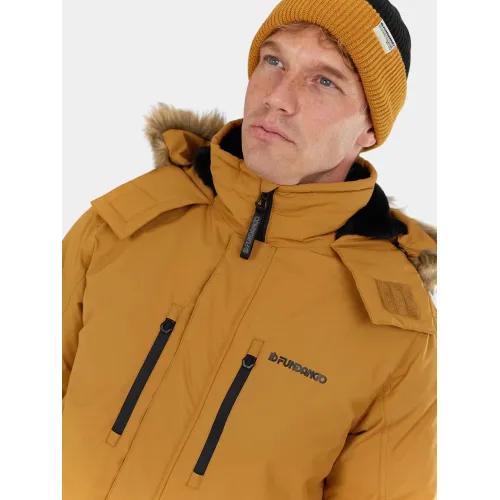 Fundango Spirit Parka Jacket Férfi Télikabát 240-mustard