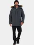 Fundango Spirit Parka Jacket Férfi Télikabát 745-grey heather