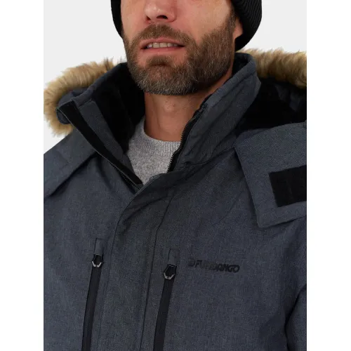 Fundango Spirit Parka Jacket Férfi Télikabát 745-grey heather
