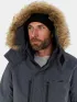 Fundango Spirit Parka Jacket Férfi Télikabát 745-grey heather