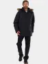 Fundango Spirit Parka Jacket Férfi Télikabát 892-washed black