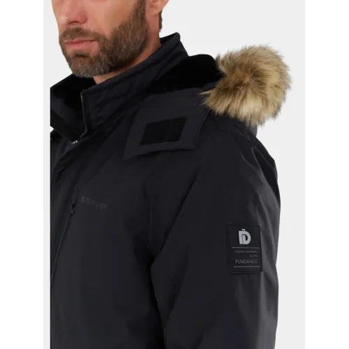 Fundango Spirit Parka Jacket Férfi Télikabát 892-washed black