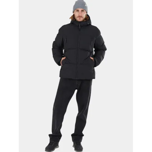 Fundango Ewan Puffer Jacket Fundango Ewan Puffer Jacket Férfi Utcai Kabát 890-black