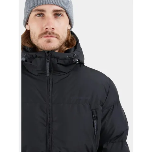 Fundango Ewan Puffer Jacket Fundango Ewan Puffer Jacket Férfi Utcai Kabát 890-black