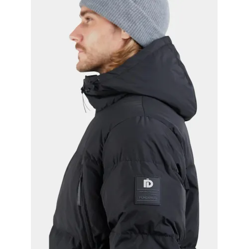 Fundango Ewan Puffer Jacket Fundango Ewan Puffer Jacket Férfi Utcai Kabát 890-black