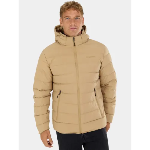 Fundango Hubble Padded Jacket Férfi Utcai Kabát 235-dirt yellow