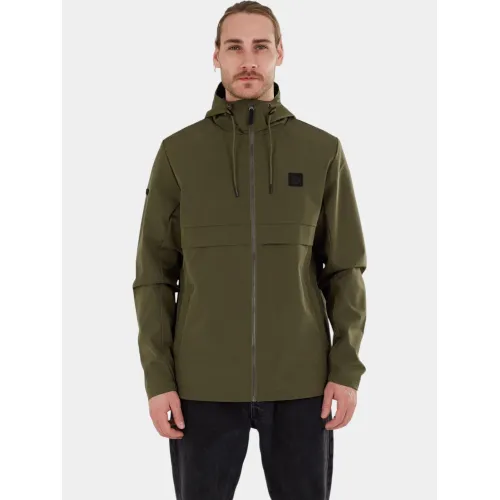 Fundango Clayton Casual Jacket Férfi Utcai Kabát 590-oliv