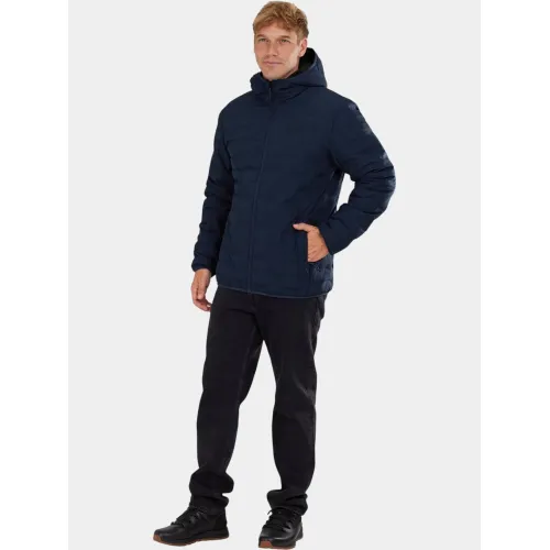 Fundango Smoke Eco Hooded Jacket Férfi Utcai Kabát 486-patriot blue