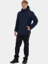 Fundango Smoke Eco Hooded Jacket Férfi Utcai Kabát 486-patriot blue