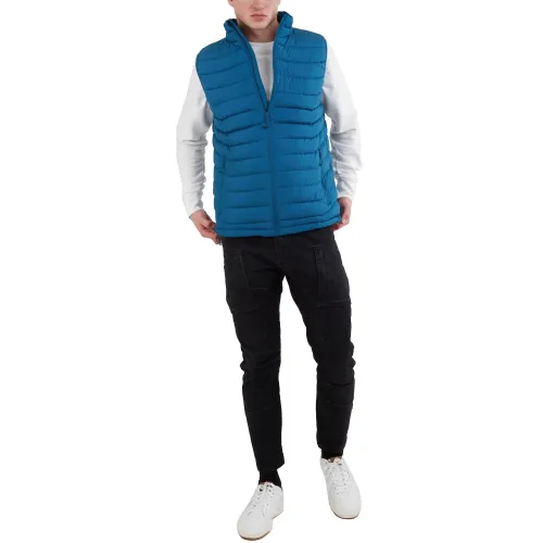 Fundango Hollow Padded Vest Férfi Mellény 460-turkis