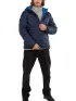 Fundango Smoke Hooded Jacket Férfi Utcai Kabát 486-patriot blue