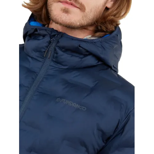 Fundango Smoke Hooded Jacket Férfi Utcai Kabát 486-patriot blue