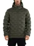 Fundango Smoke Hooded Jacket Férfi Utcai Kabát 590-oliv