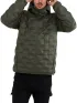 Fundango Smoke Hooded Jacket Férfi Utcai Kabát 590-oliv