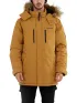 Fundango Spirit Parka Jacket Férfi Utcai Kabát 240-mustard