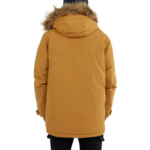 Fundango Spirit Parka Jacket Férfi Utcai Kabát 240-mustard