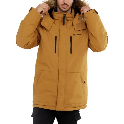 Fundango Spirit Parka Jacket Férfi Utcai Kabát 240-mustard