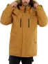 Fundango Spirit Parka Jacket Férfi Utcai Kabát 240-mustard