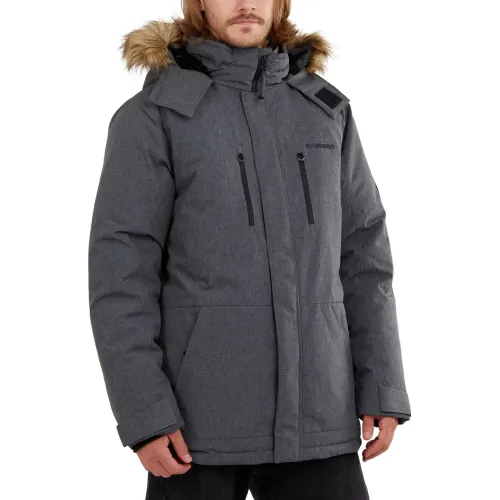 Fundango Spirit Parka Jacket Férfi Utcai Kabát 745-grey heather