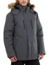 Fundango Spirit Parka Jacket Férfi Utcai Kabát 745-grey heather