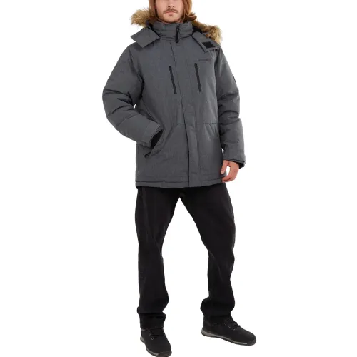 Fundango Spirit Parka Jacket Férfi Utcai Kabát 745-grey heather
