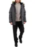 Fundango Spirit Parka Jacket Férfi Utcai Kabát 745-grey heather