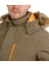Fundango Carbone Bomber Jacket Férfi Utcai Kabát 639-mud