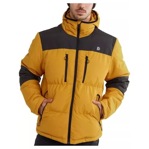 Fundango Navarro Padded Jacket Férfi Utcai Kabát 240-mustard