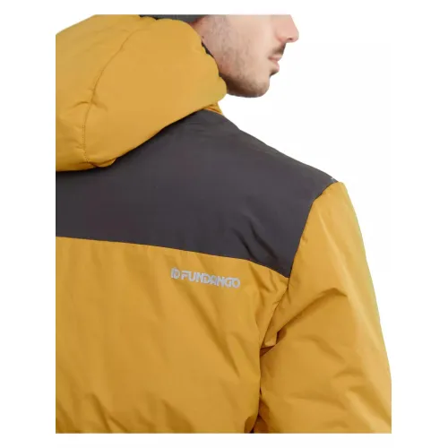 Fundango Navarro Padded Jacket Férfi Utcai Kabát 240-mustard