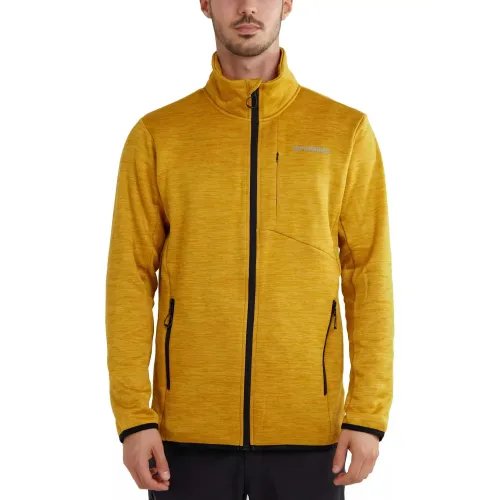 Fundango Jefferson Fleece Jacket Férfi Polár, Softshell, Középréteg 240-mustard